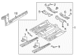 2020 Lincoln MKZ Floor Pan Diagram - HG9Z-5411135-D
