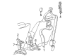 Mercury Grand Marquis Seat Belt Diagram - 1W7Z-5460044-AAJ