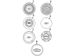 Ford Crown Victoria Emblem Diagram - F8AZ-1141-AA