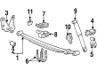 1993 Ford Ranger Shock Absorber Diagram - 5U2Z-18V125-BT