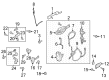 2022 Ford F-150 Lightning Door Handle Diagram - NL3Z-1522404-ABPTM