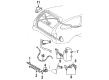 Mercury Wiper Pivot Diagram - F1DZ-17566-A