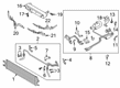 Ford Police Interceptor Utility Automatic Transmission Oil Cooler Line Diagram - L1MZ-7A031-L