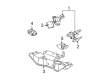Ford Underbody Splash Shield Diagram - 1R3Z-6C038-AB