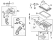 Ford Police Interceptor Utility Air Filter Box Diagram - AA5Z-9A600-B