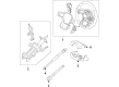 Lincoln Aviator Steering Wheel Diagram - LC5Z-3600-BAX