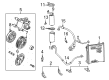 Ford F-350 Super Duty A/C Compressor Diagram - HU2Z-19703-M