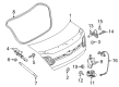 Lincoln Rear Door Striker Diagram - 6G1Z-5443252-A