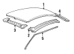 1999 Lincoln Continental Weather Strip Diagram - F5OY5451823A