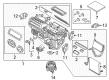 Ford Edge Heater Core Diagram - K2GZ-19B555-BG