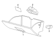 2005 Ford Mustang Glove Box Diagram - 7R3Z-63060T10-AC
