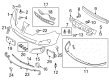 Lincoln MKS Bumper Diagram - DG1Z-17757-A