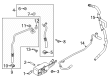 2024 Ford Edge Automatic Transmission Oil Cooler Line Diagram - K2GZ-7890-B