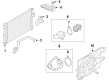 Ford Cooling Fan Assembly Diagram - GV6Z-8C607-A