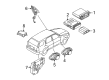 2005 Mercury Mariner Car Speakers Diagram - 6L8Z-18808-BA