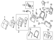 2020 Lincoln Aviator Seat Cushion Diagram - LC5Z-7860081-A