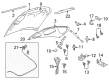 Lincoln Navigator Hood Latch Diagram - 7L1Z-16700-A