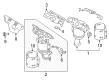 2013 Lincoln MKZ Exhaust Heat Shield Diagram - DG9Z-5E258-A