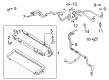 2015 Ford Mustang Automatic Transmission Oil Cooler Line Diagram - JR3Z-7R081-D