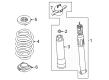 Ford Coil Spring Insulator Diagram - NZ6Z-8321-B