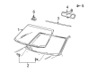 2000 Lincoln Navigator Windshield Diagram - F65Z-1503100-AA