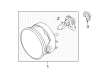 2008 Ford Ranger Fog Light Diagram - AL1Z-15200-B