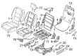 Ford Explorer Seat Cover Diagram - JB5Z-7863805-RA