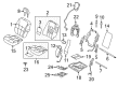 Lincoln Seat Cushion Diagram - EA1Z-7864811-A