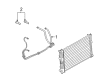 Mercury Milan Automatic Transmission Oil Cooler Line Diagram - 6E5Z-7R081-F