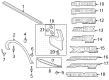 Ford Ranger Mud Flaps Diagram - KB3Z-16A550-BB