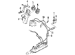 Mercury Mystique Power Steering Pump Diagram - F83Z-3A674-BCRM