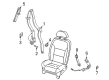 2009 Mercury Sable Seat Belt Diagram - 8G1Z-5461202-AB