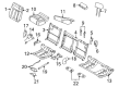 2013 Ford F-150 Seat Cover Diagram - DL3Z-1666601-AB