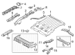 2010 Ford Transit Connect Floor Pan Diagram - BT1Z-61115A42-A