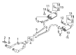 Ford Muffler Hanger Straps Diagram - BR3Z-5A262-A