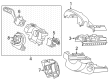 2022 Ford Maverick Turn Signal Switch Diagram - NZ6Z-3F791-BA