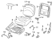 Ford Crown Victoria Seat Cover Diagram - 6W7Z-5462901-CC