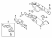 2010 Mercury Milan Exhaust Heat Shield Diagram - 9E5Z-5E258-A