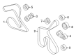 Ford Serpentine Belt Diagram - BR3Z-8620-B