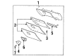 Mercury Grand Marquis Glove Box Diagram - F8AZ54060T10AAB
