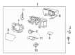 Ford Mirror Cover Diagram - ML3Z-17D743-EA