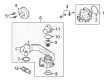 Mercury Water Pump Pulley Diagram - XL3Z-8509-A
