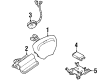 2003 Ford Escort Air Bag Diagram - F8CZ-63044A74-DAD