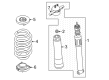 Ford Suspension Strut Rod Diagram - NZ6Z-18125-D