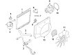 Ford F-250 Super Duty Cooling Fan Assembly Diagram - BC3Z-8600-A