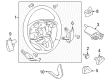 Lincoln MKC Steering Wheel Diagram - EJ7Z-3600-BG