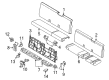 2010 Ford F-350 Super Duty Seat Cushion Diagram - 8C3Z-2863840-A
