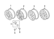 2008 Ford Taurus X Spare Wheel Diagram - 8G1Z-1007-A
