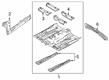 2020 Ford Edge Floor Pan Diagram - K2GZ-5811135-E