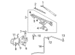 Mercury Wiper Pivot Diagram - 7L2Z-17566-AA